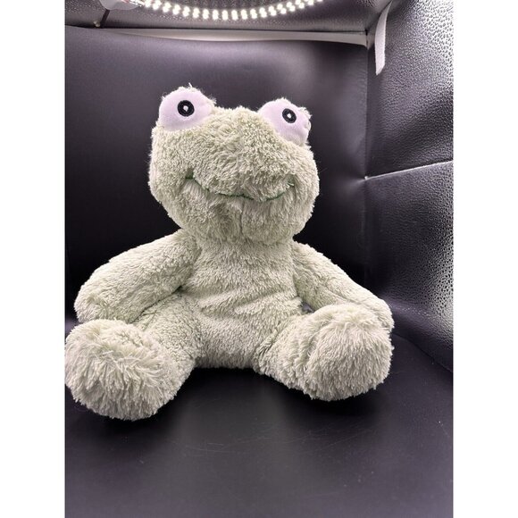 b. Boutique By Evergreen Stuffed Animal Frog Cloud Blanket Plush Rare Baby Gift - Picture 14 of 16